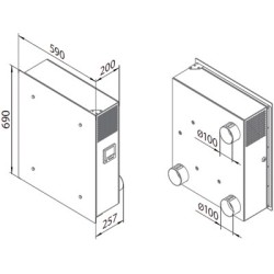 Рекуператор Blauberg FRESHBOX 100 ERV