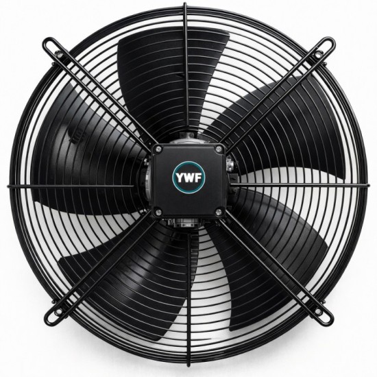 Вентилятор осевой YWF 6D-800 с защитной решеткой