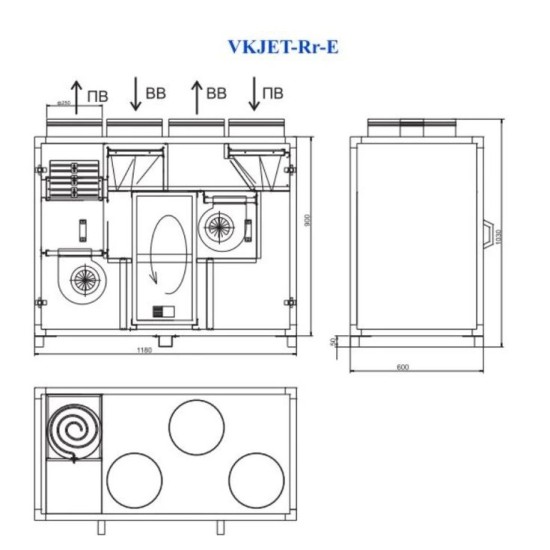 Вентиляционные установки VKJet серия E6